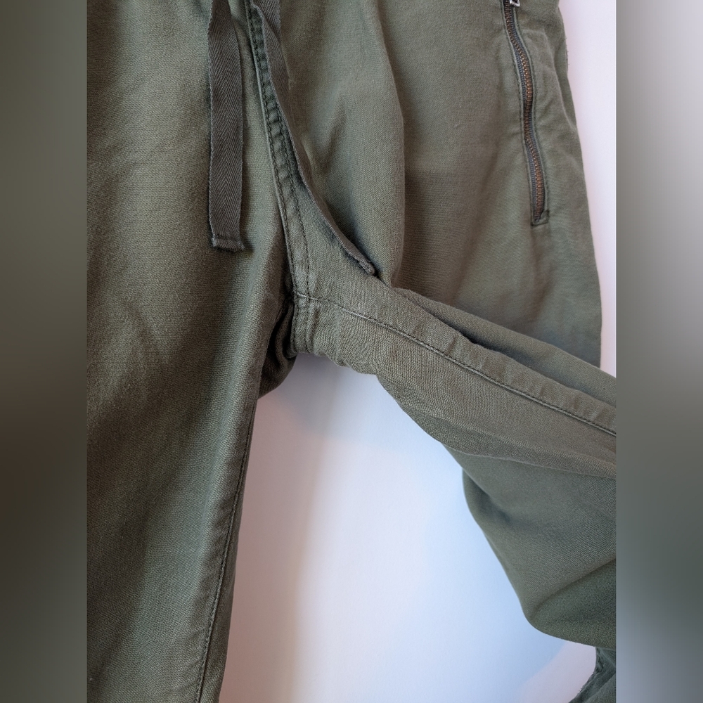 Aritzia TNA Green Cargo Joggers 100% Cotton Sz 2 - Picture 7 of 9